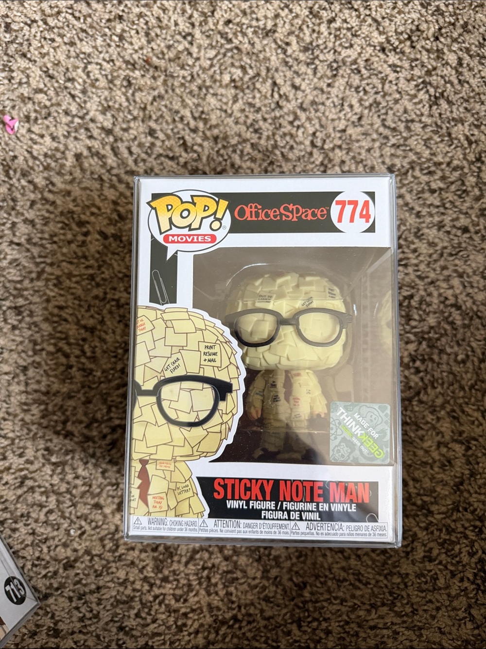 Funko Pop! Movies 774 Sticky Note Man (Office Space) - Yellow